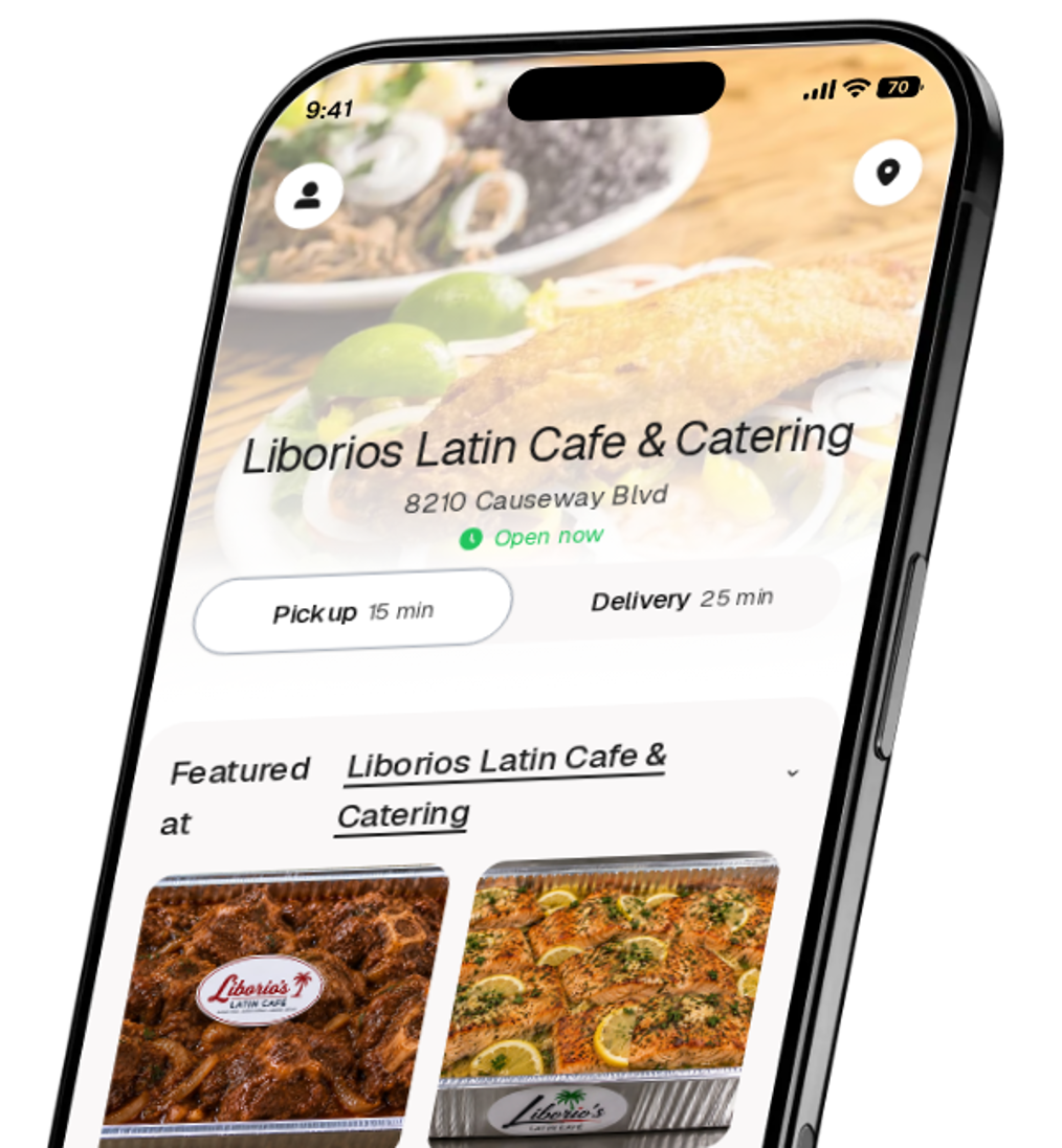 Liborios Latin Cafe & Catering app preview