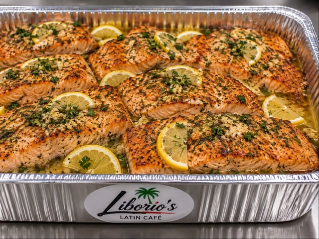Baked Salmon.