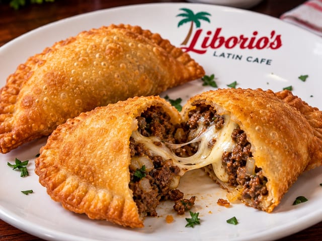 Beef & Cheese Empanada.