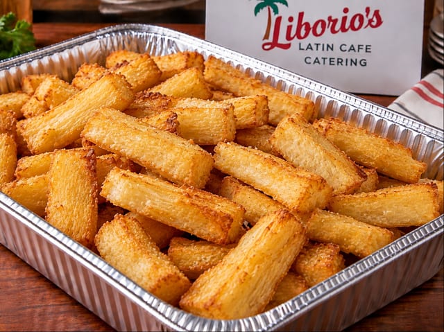 Fried Yuca Sticks.
