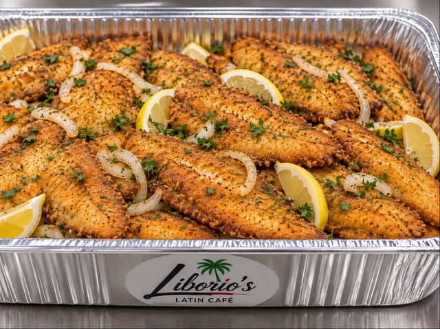Fried Tilapia Filet.
