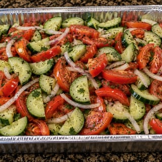Cucumber & Tomato Salad