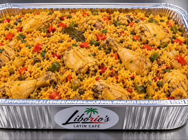 Rice & Chicken.