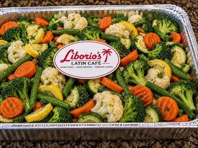 Steamed Vegetables.