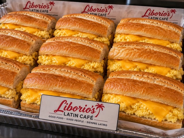 Egg & Cheese Sandwich.