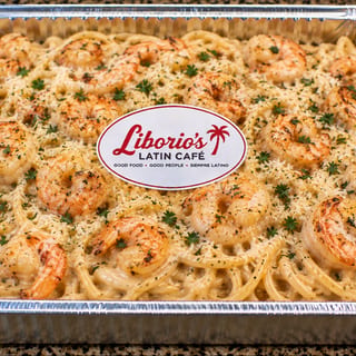Spaghetti & Shrimp Alfredo Sauce