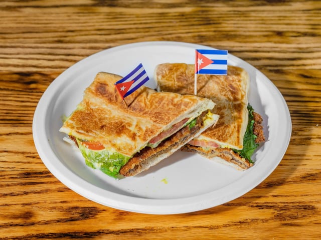 Breaded Steak Sandwich.