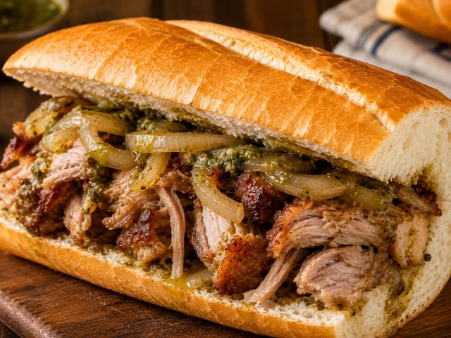 Pernil Sandwich.