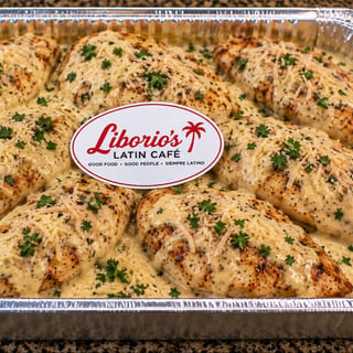 Grilled Chicken Breast with Alfredo