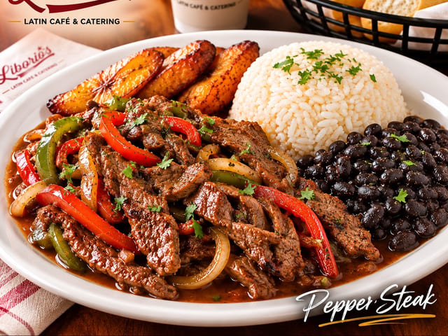 Pepper Steak Large.